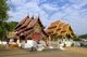 Thailand: Old viharn next to the newer ubosot, Wat Hang Dong, Chiang Mai, northern Thailand